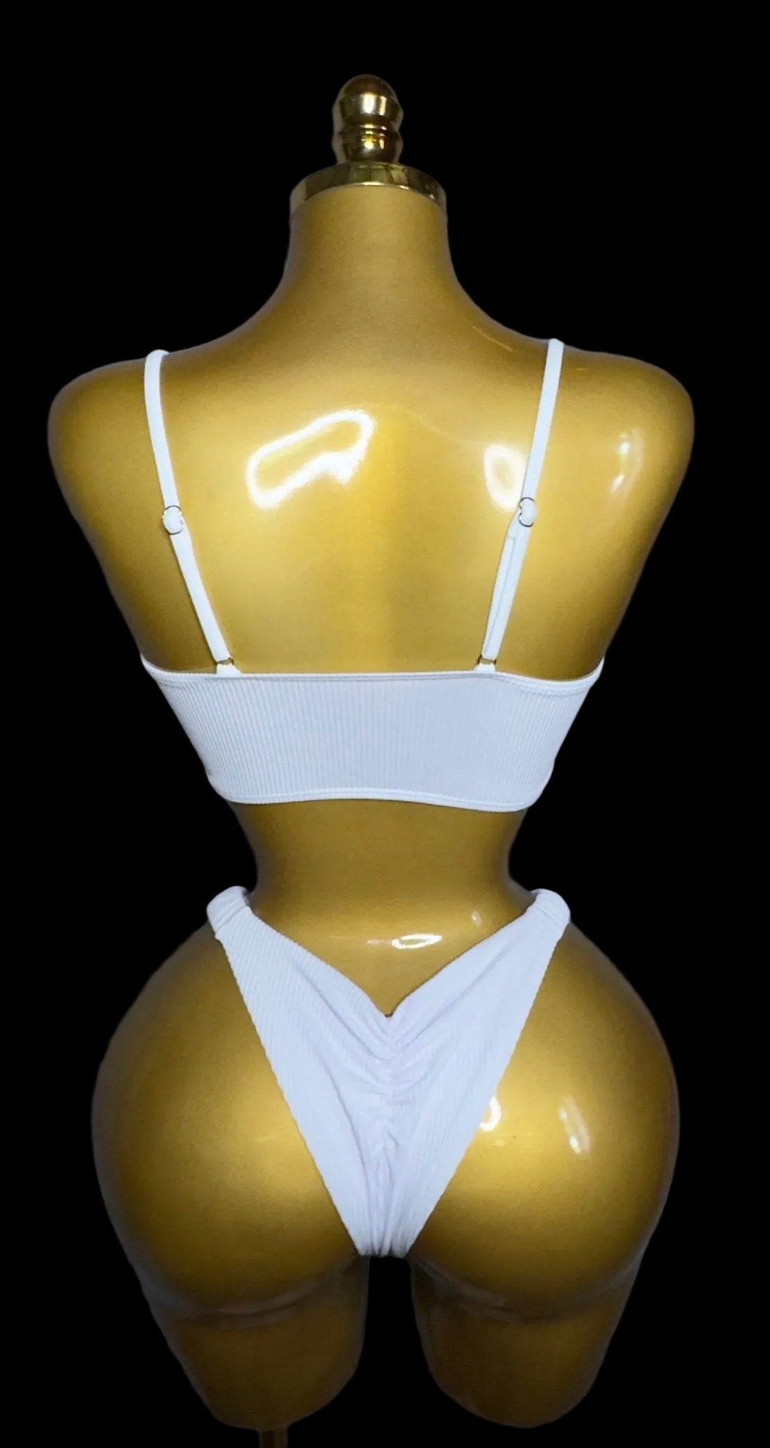 Spaghetti Strap Padded Bikini Set
