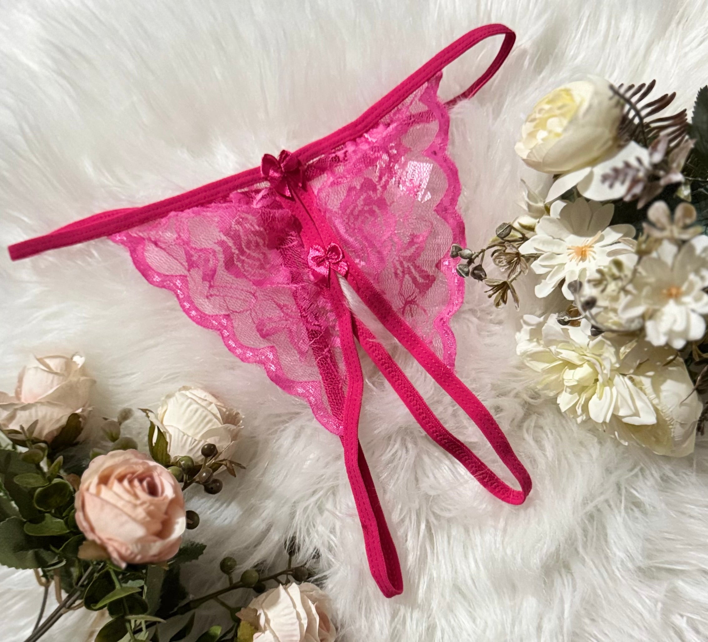 Ruffle Lace Thong