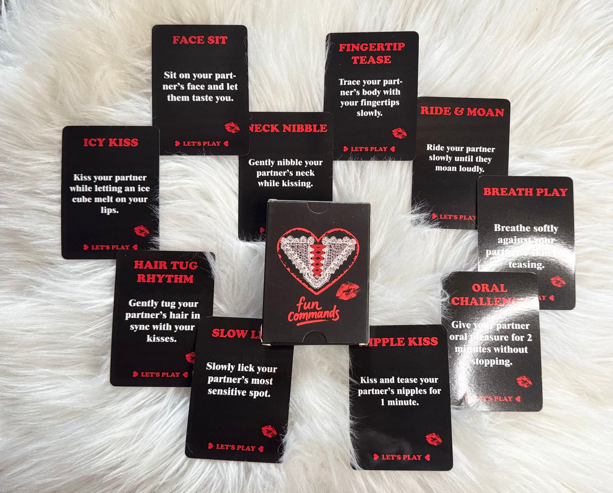 Fun Commands Couples Card Game