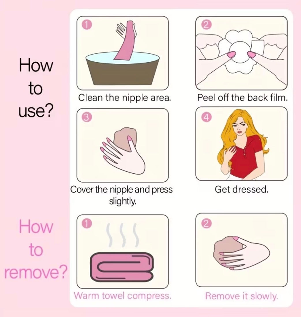 Fun Multi-Style Adhesive Nipple Covers