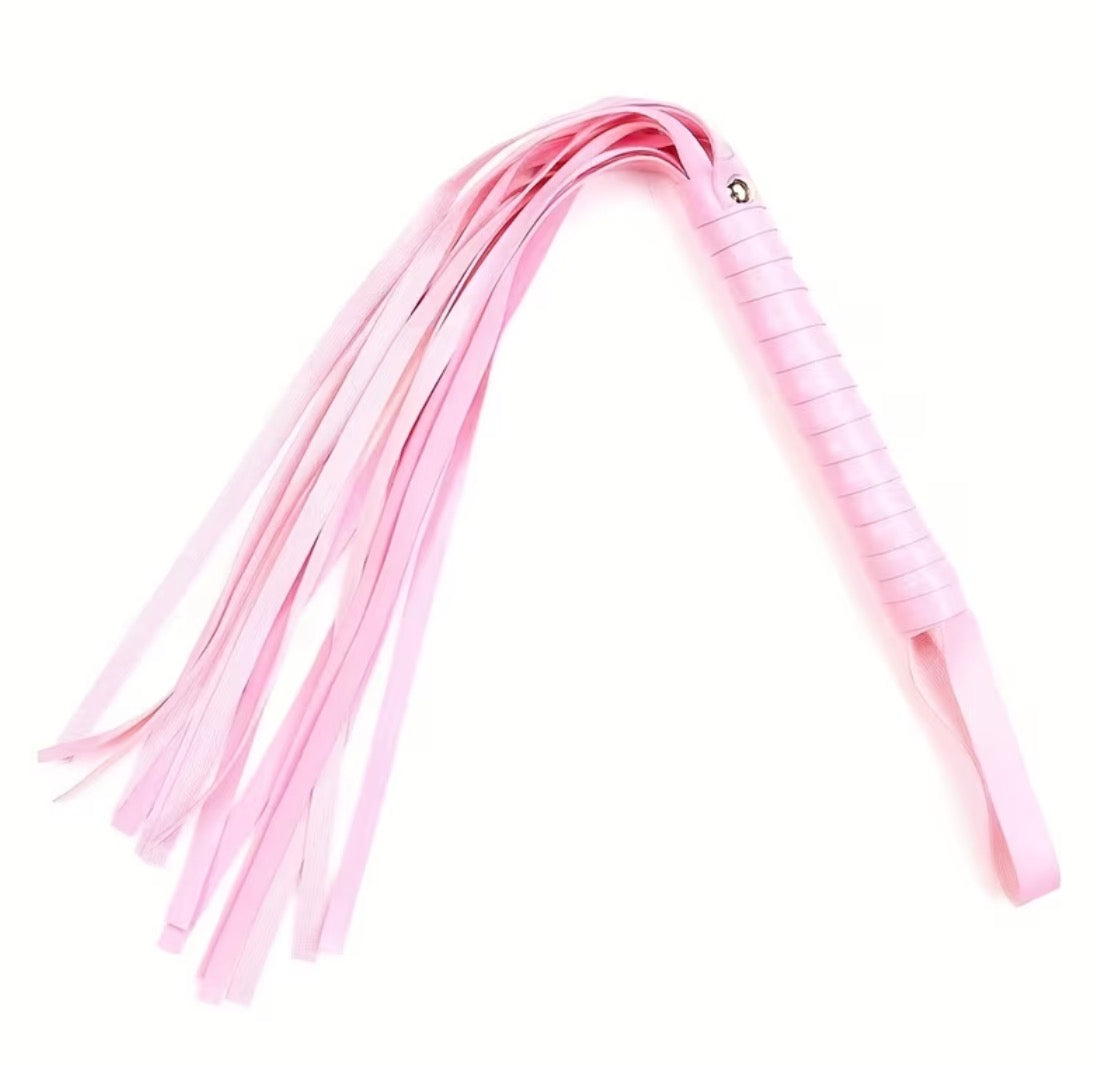 Faux Leather Flogger Whip