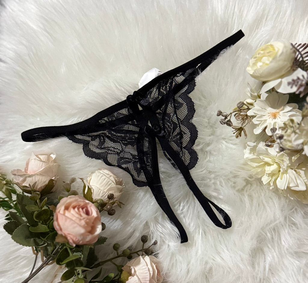 Ruffle Lace Thong