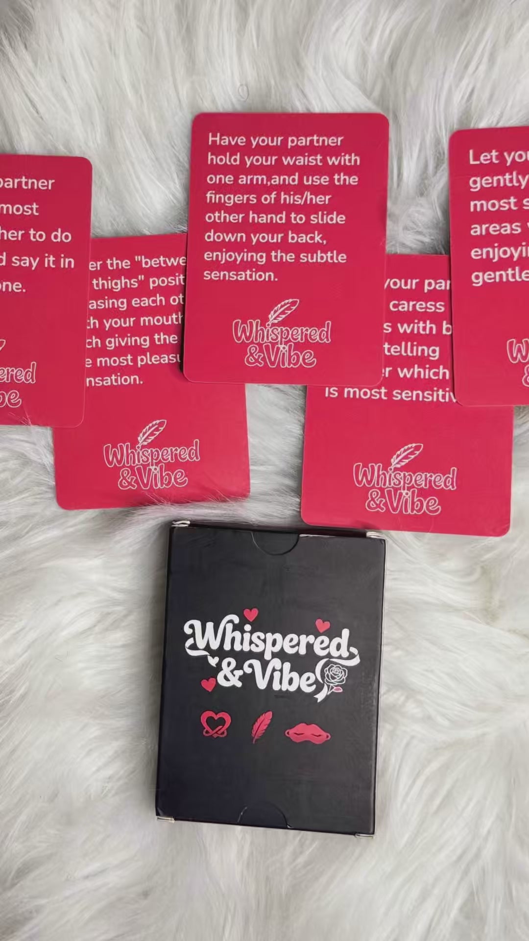 Whispered & Vibe Couples Card Game