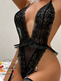 Sexy Teddy Garter Lingerie