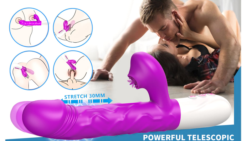 Thrusting Dildo G Spot Vibrator
