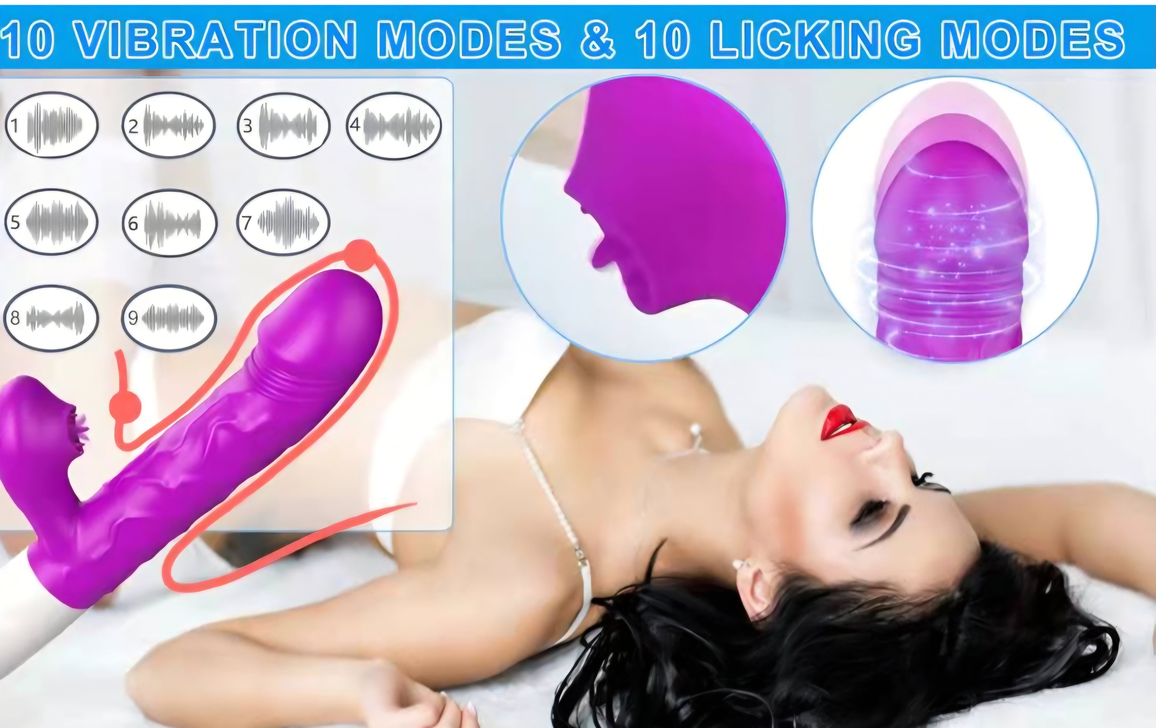 Thrusting Dildo G Spot Vibrator