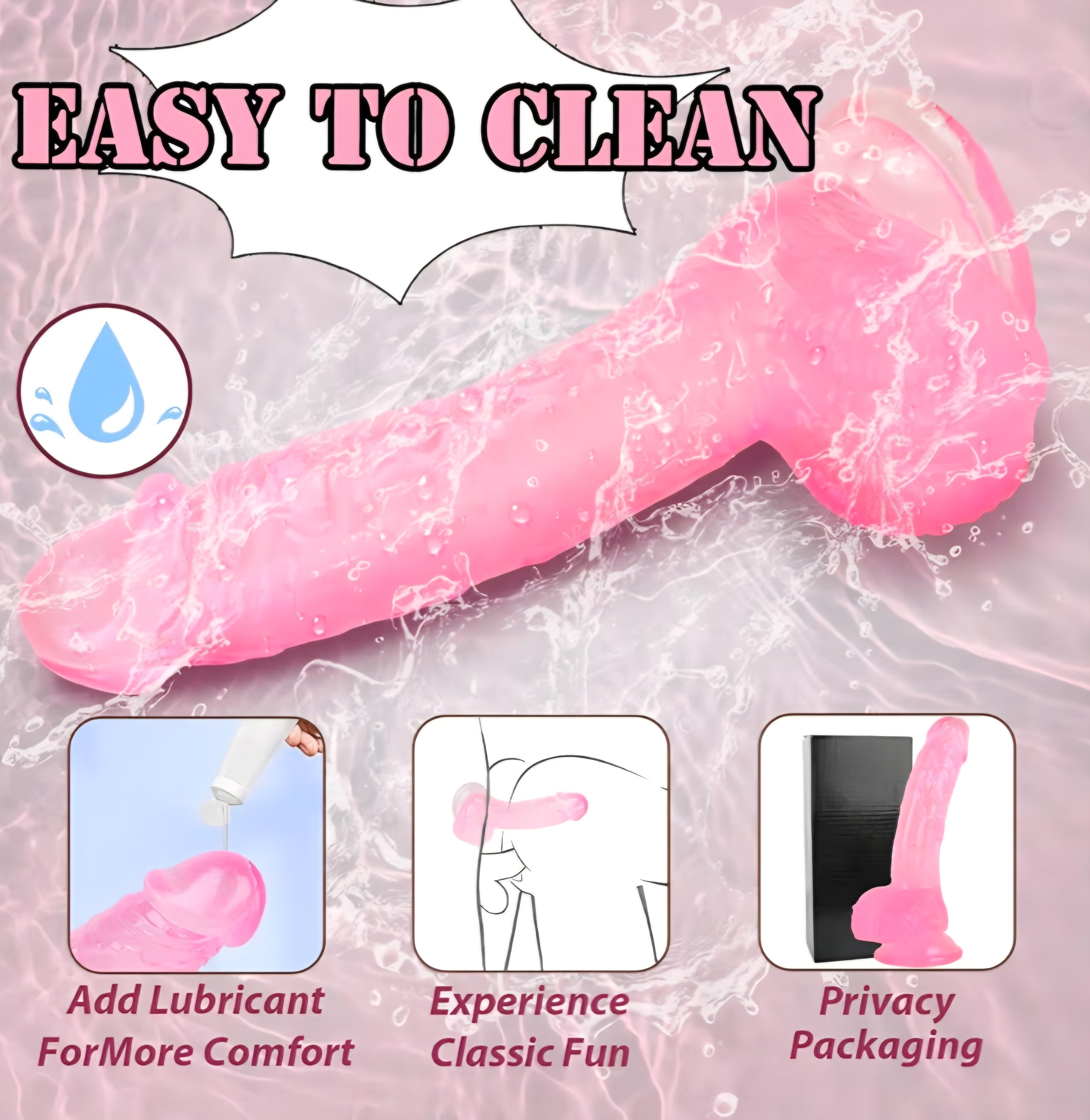 Realistic Dildo with Scrotum
