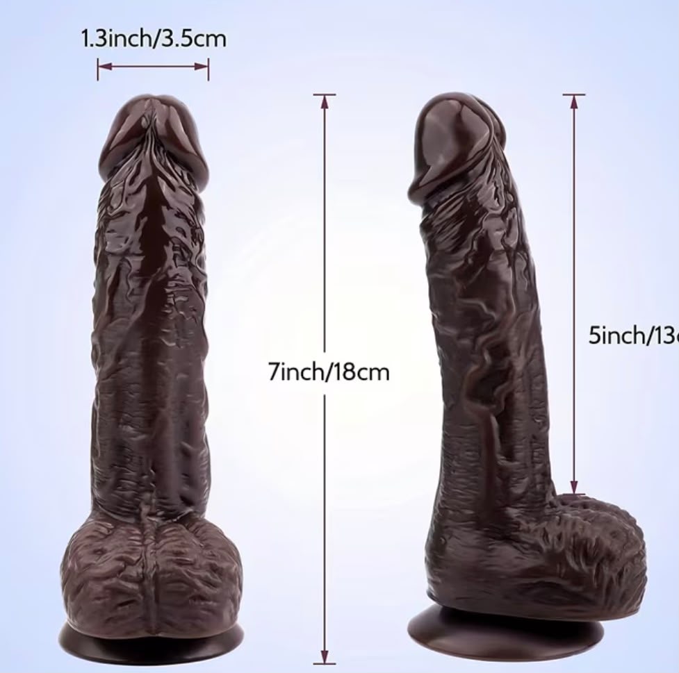 Realistic Suction Cup Dildo – 7 Inch