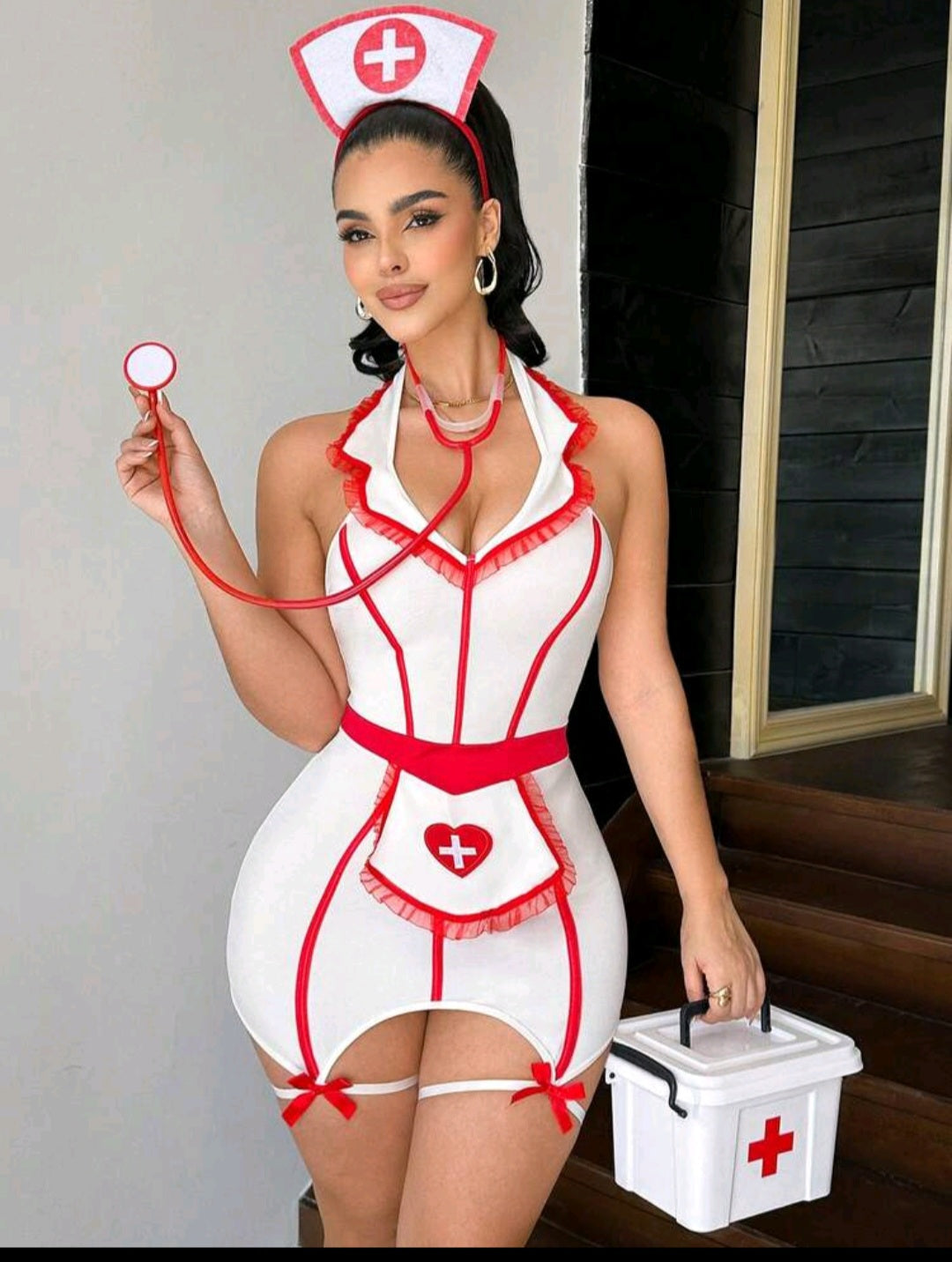 Cosplay Nurse Lingerie Dress