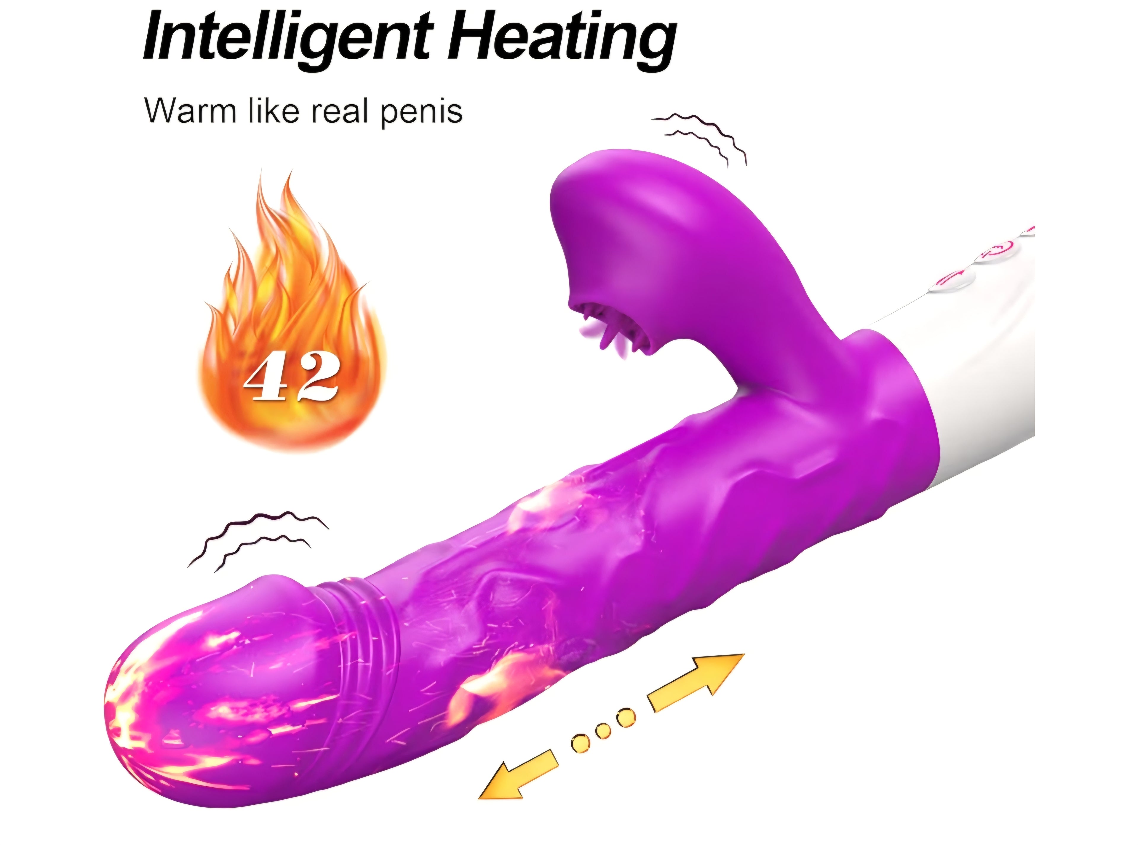 Thrusting Dildo G Spot Vibrator