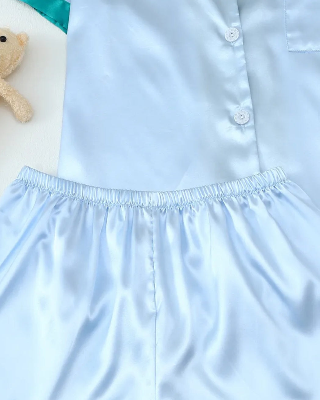 Two-Toned Satin PJ Set