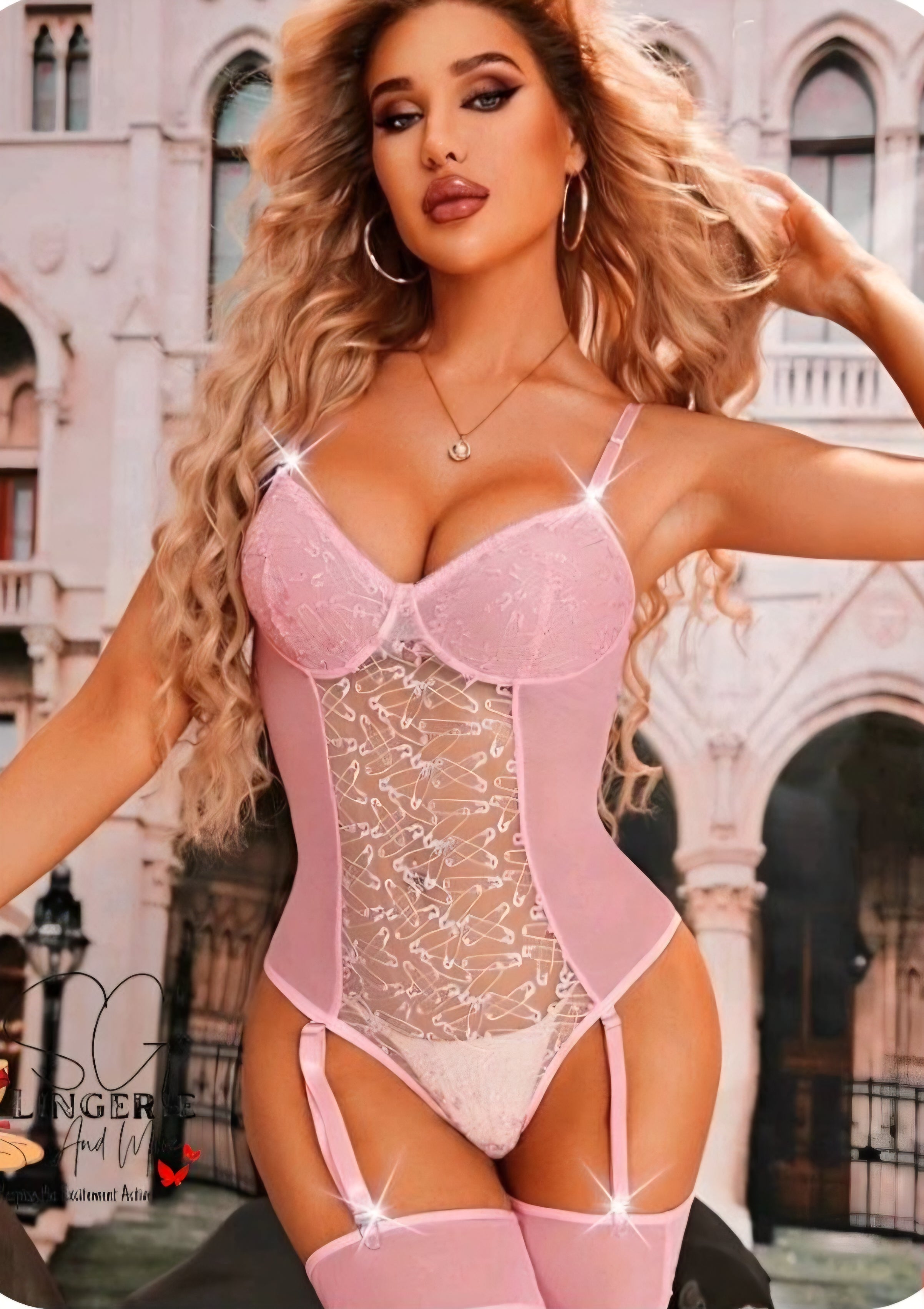 Teddy Garter Lingerie