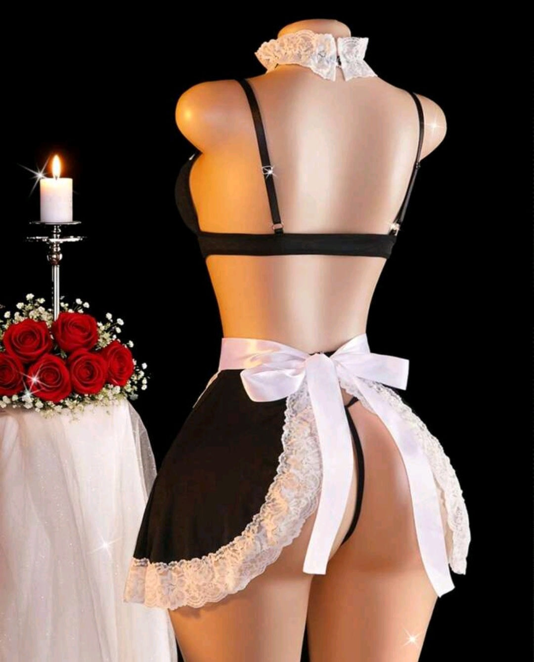 Maid Cosplay Lingerie Set