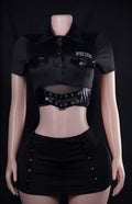 3 Pieces Police Officer Cosplay Set