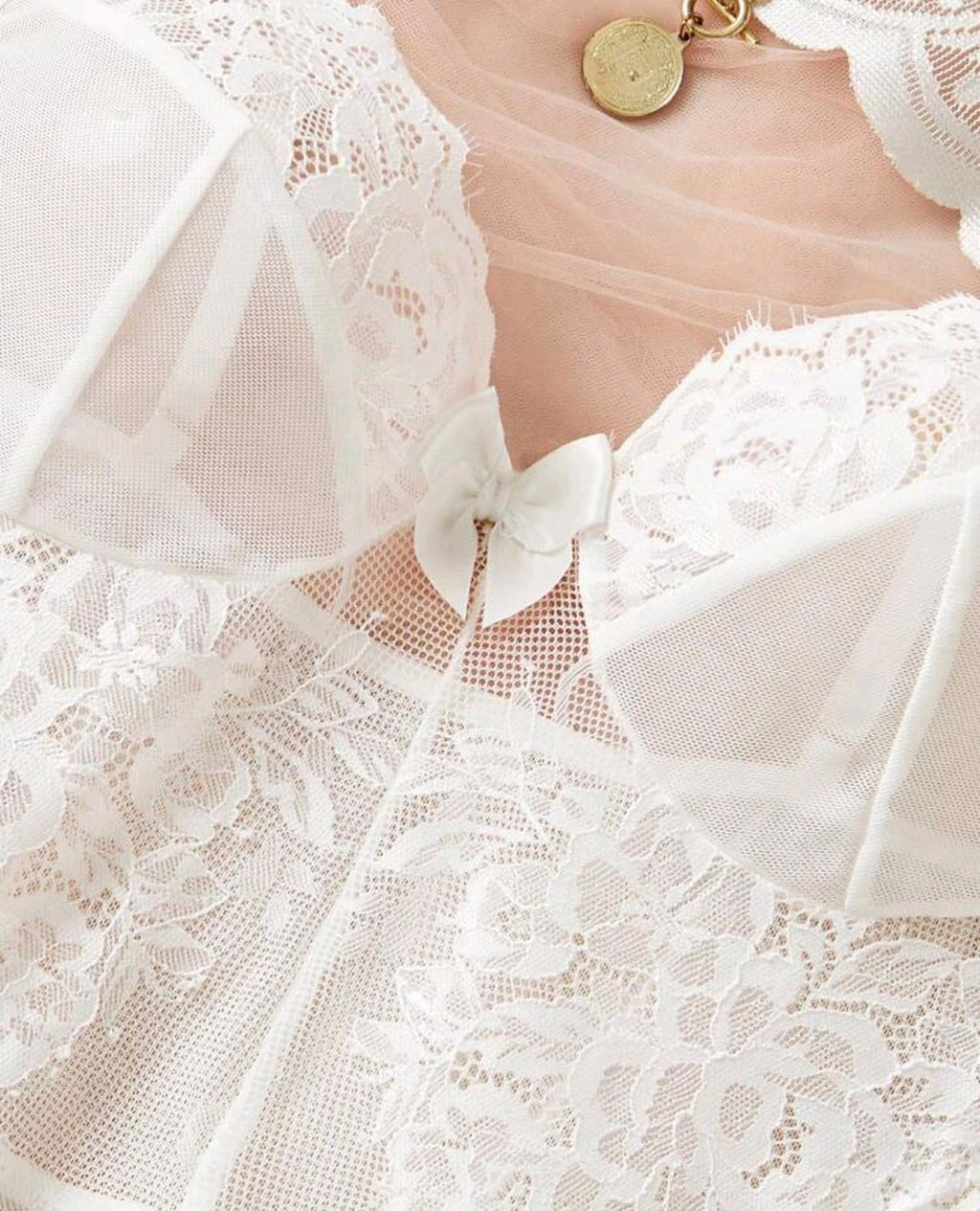 Lace Mesh Lingerie Dress