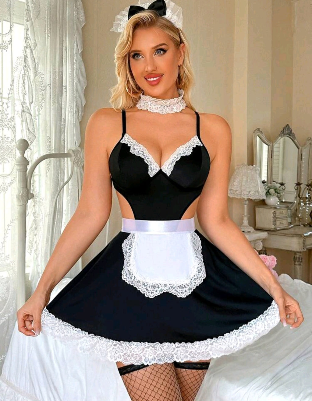 Maid Cosplay Lingerie Set