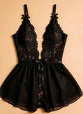 Deep V-Neck Sensual Teddy Lingerie