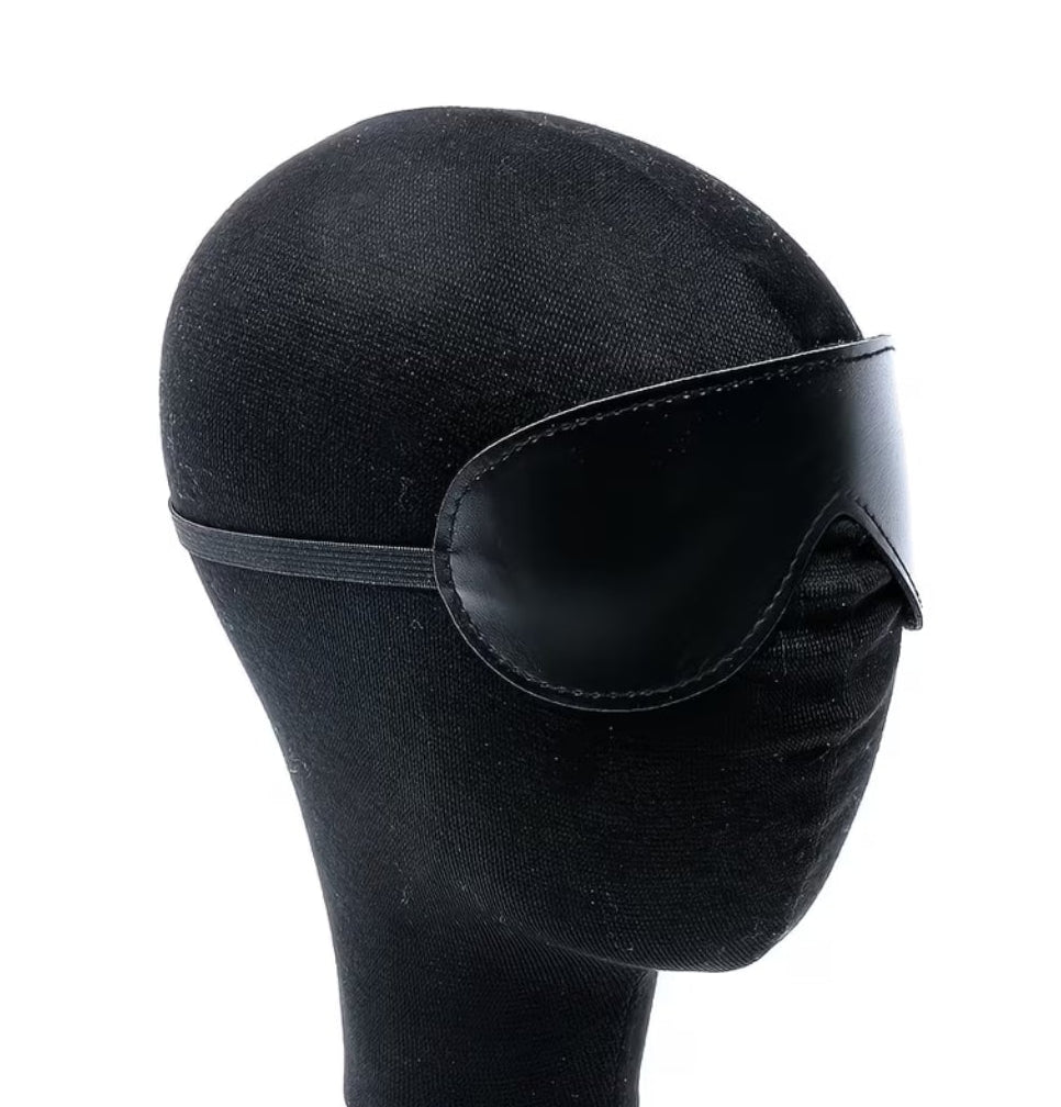 Faux Leather Blind Fold