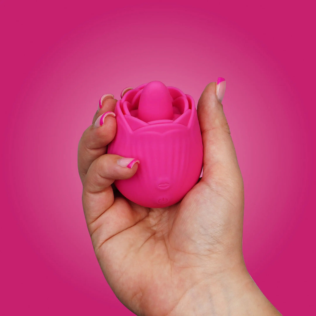Rose Licking Tongue Vibrator
