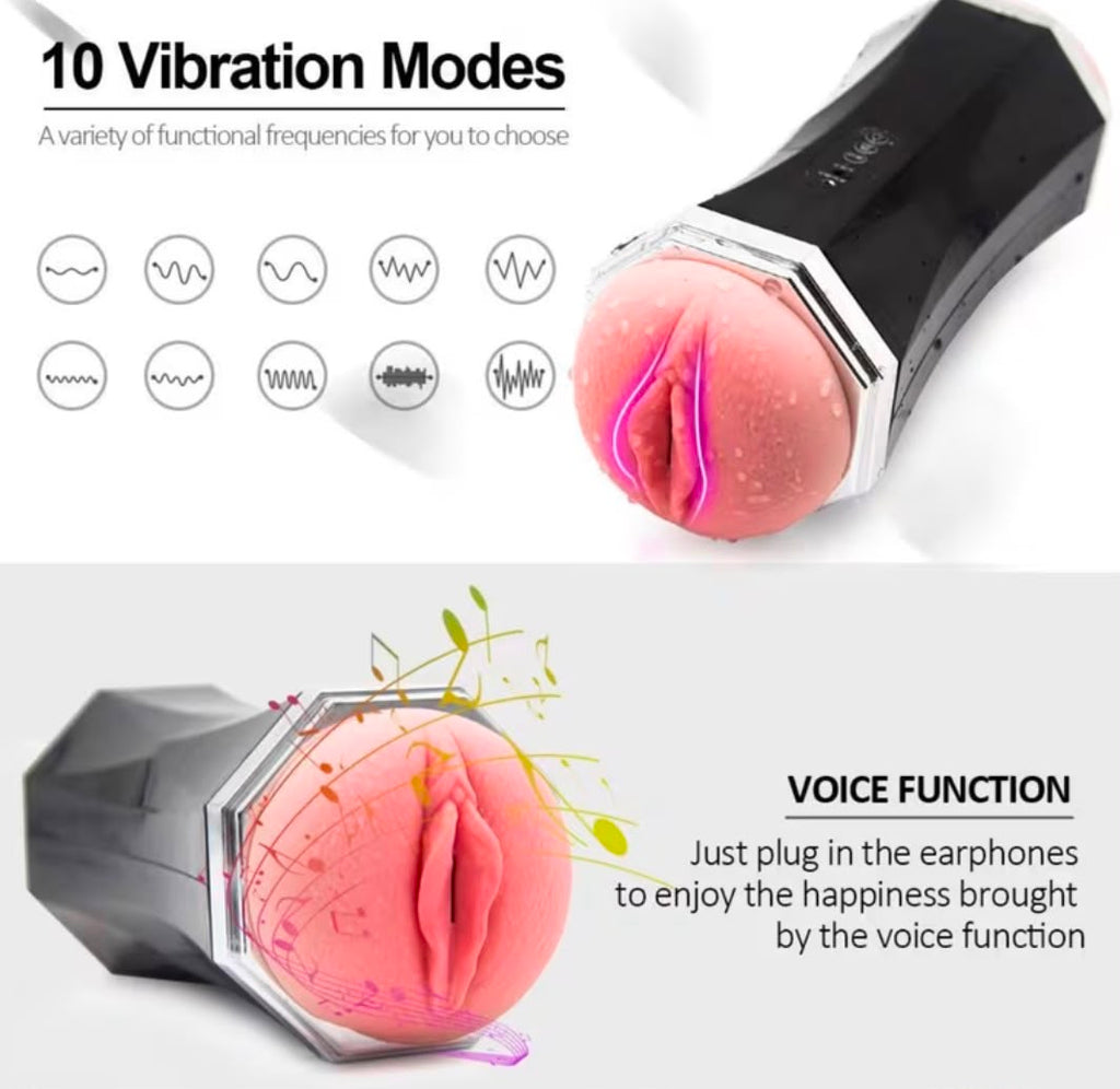 2 in 1 Male Masturbator Cup
